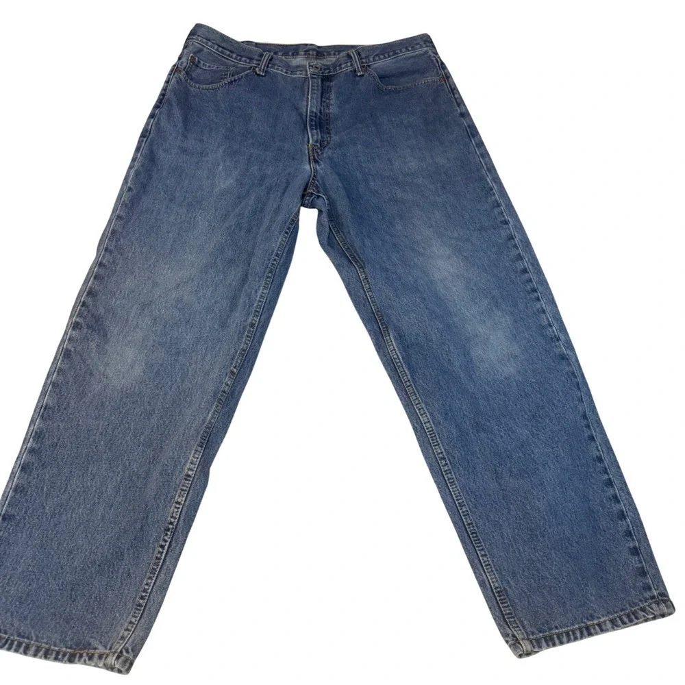 Levis 560 Comfort Fit Tapered Leg Jeans Mens 40x32 Medium Wash Blue Denim